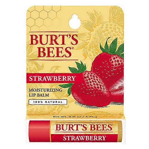 Burts Bees 泡罩盒草莓润唇膏,0.15 盎司