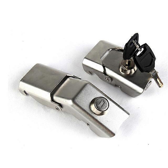 2 Keys + Lock Cylinder Core Plug Universal for Motorcycle Top Box Case Luggage Trunk Storage Toolbox Accessories Replacement