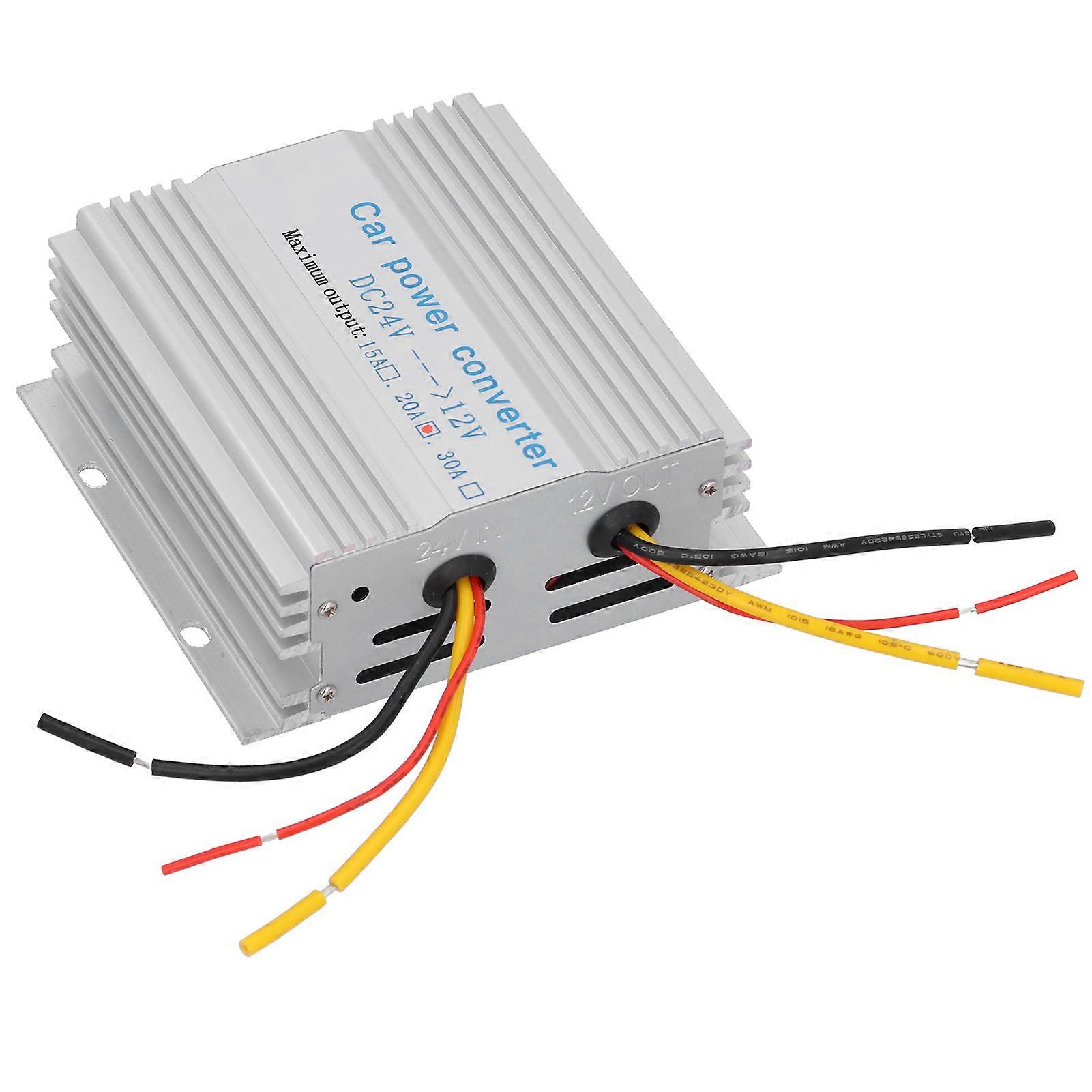 24V to 12V DC Power Converter Professional Voltage Buck Transformer for Car Bus Trucks20A YEMAA