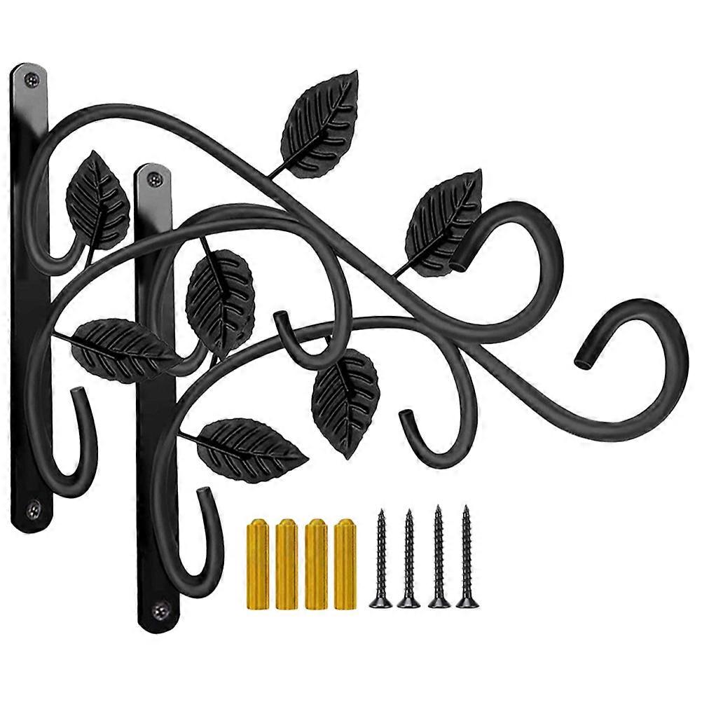 2pcs Balcony Planter Hanging Rack Wall Hanging Planter Bracket Planter Hooks