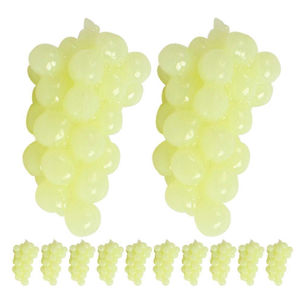 25pcs Miniature Grape Props Mini Artificial Grapes Fake Grapes Artificial Grape Prop