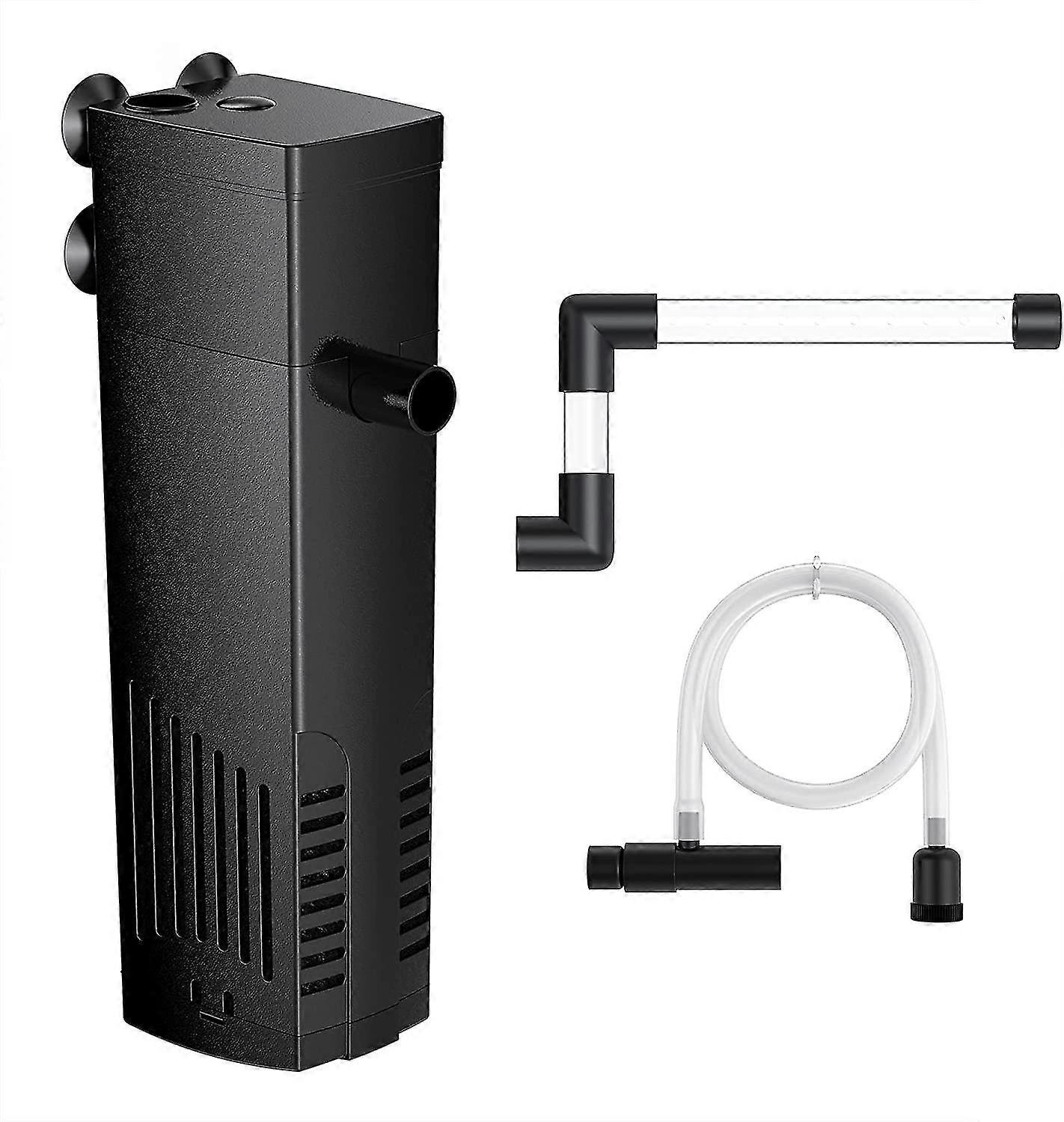 فلتر داخلي لحوض السمك، مضخات وفلاتر لحوض السمك للمياه العذبة أو المياه المالحة، حوض أسماك السلاحف، 20-40 لتر