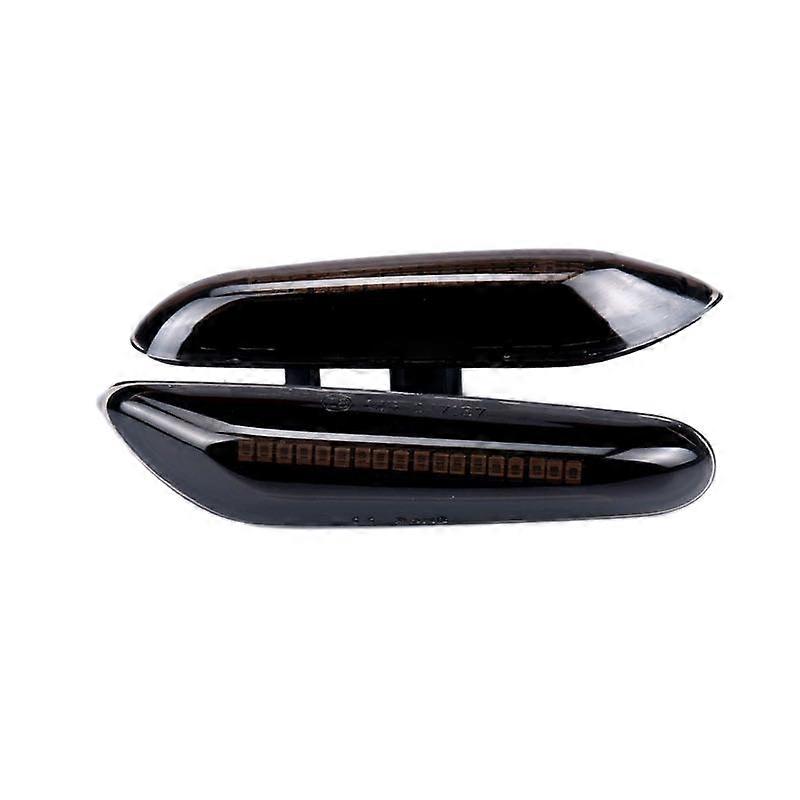 2PCS Led Dynamic Turn Signal Light Side Marker Sequential Blinker Lamp for - E46 E36 E60 E61 E90 E9