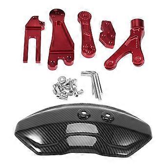 Paraspruzzi Posteriore Moto Elettrica Universale per CB400 650R CRF1000 MT03 XMAX 300 125 Rosso