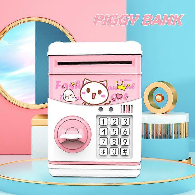 Simulation Code Piggy Bank Music & Voice Effect Educational Cash Tank Toy