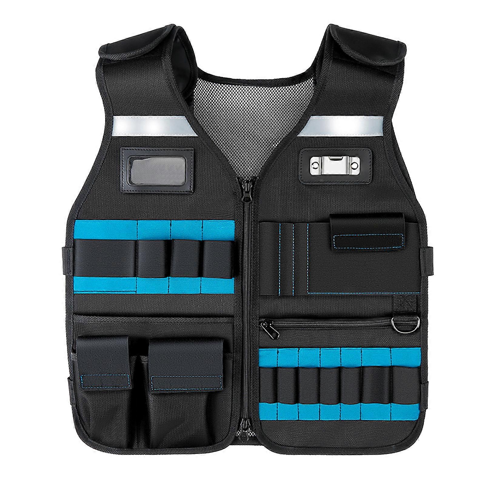 Electrician Carpenter Framer Plumber Craft Man Constrcustion Tool Vest Outdoor