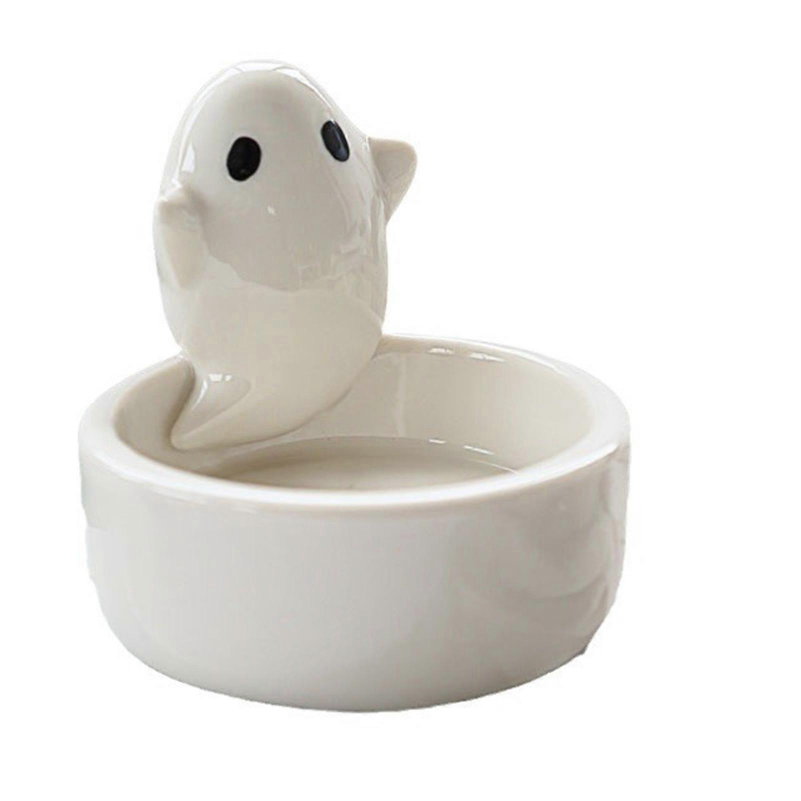 Cartoon Kittens/Ghosts Candles Rack High Temperature Resistance Reusable Candles Shelf for Desktop