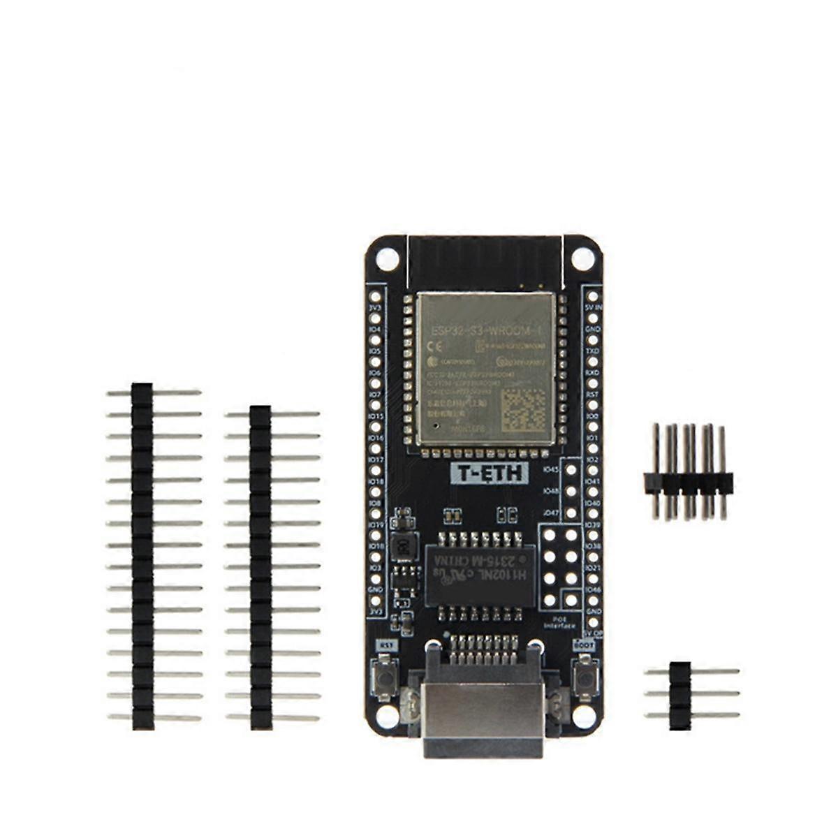 Scheda di sviluppo T-ETH-Lite W5500 Modulo Ethernet ESP32-S3-WROOM Supporto TF Potenza espandibile POE Shield H674