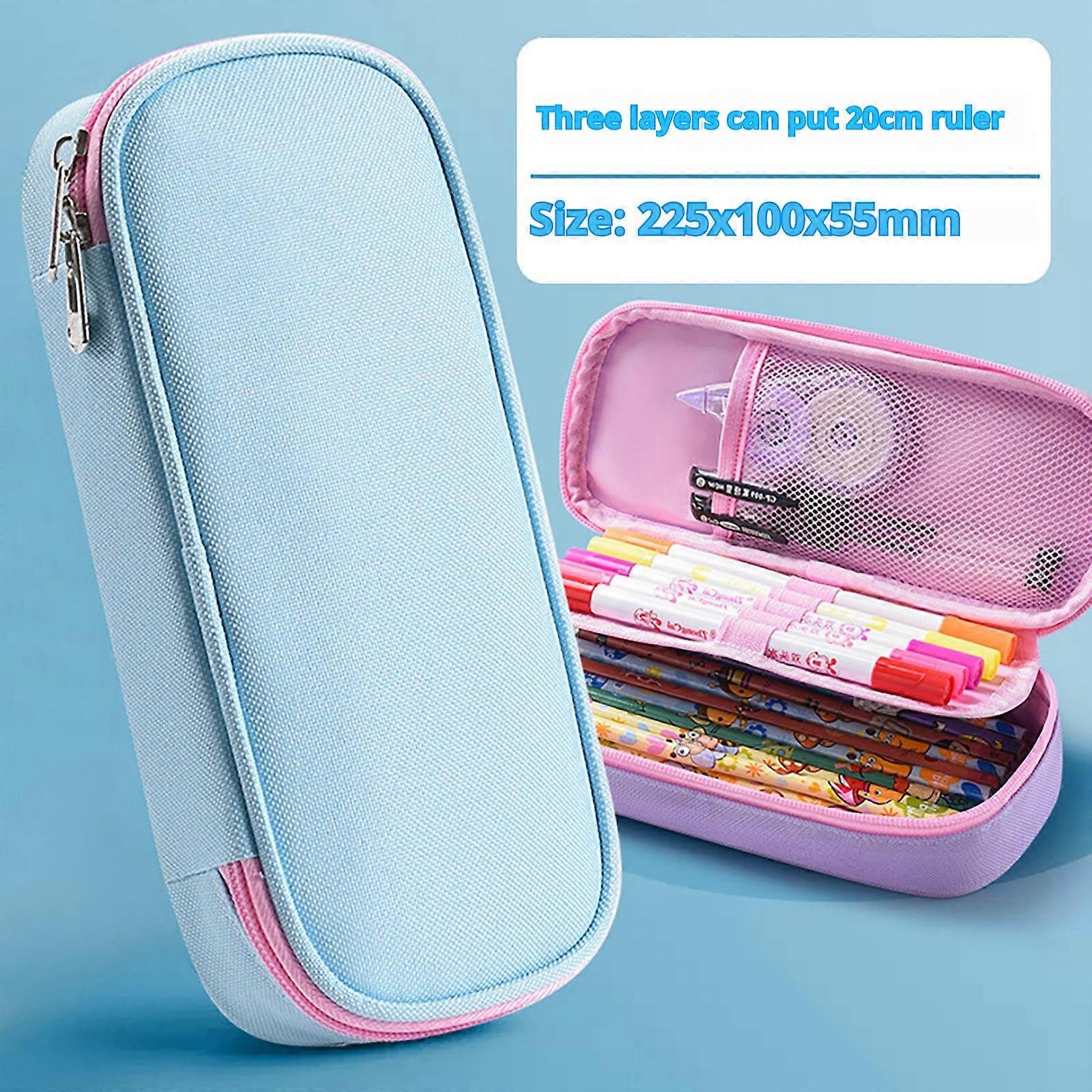 Purecolor Large Capacity Pencil Case Multifunctional Pencil Case Cute Practical Pencil Case Boys And Girls Students Universal Multicolor Optional FLYE