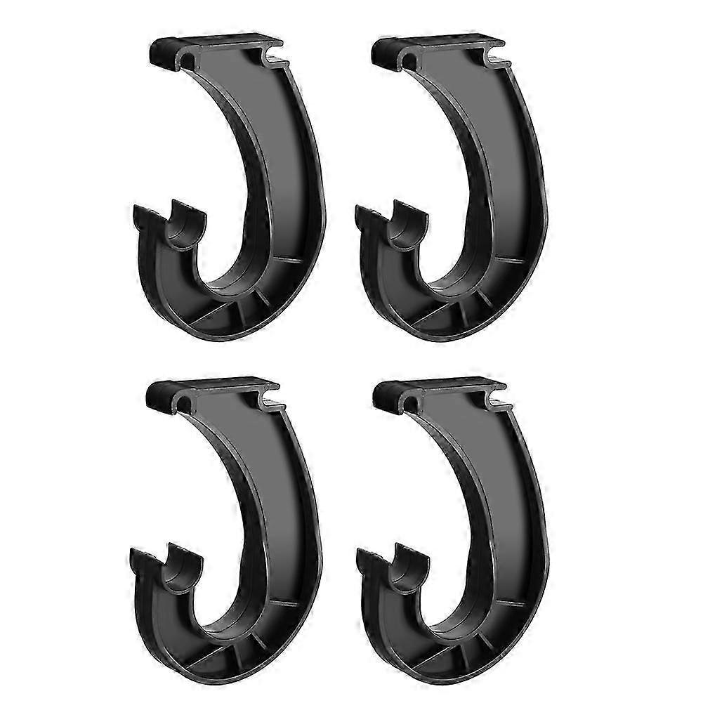 Hanging Closet Pole Support Closet Rack Bar Bracket Sturdy J-Shaped Closet Bracket