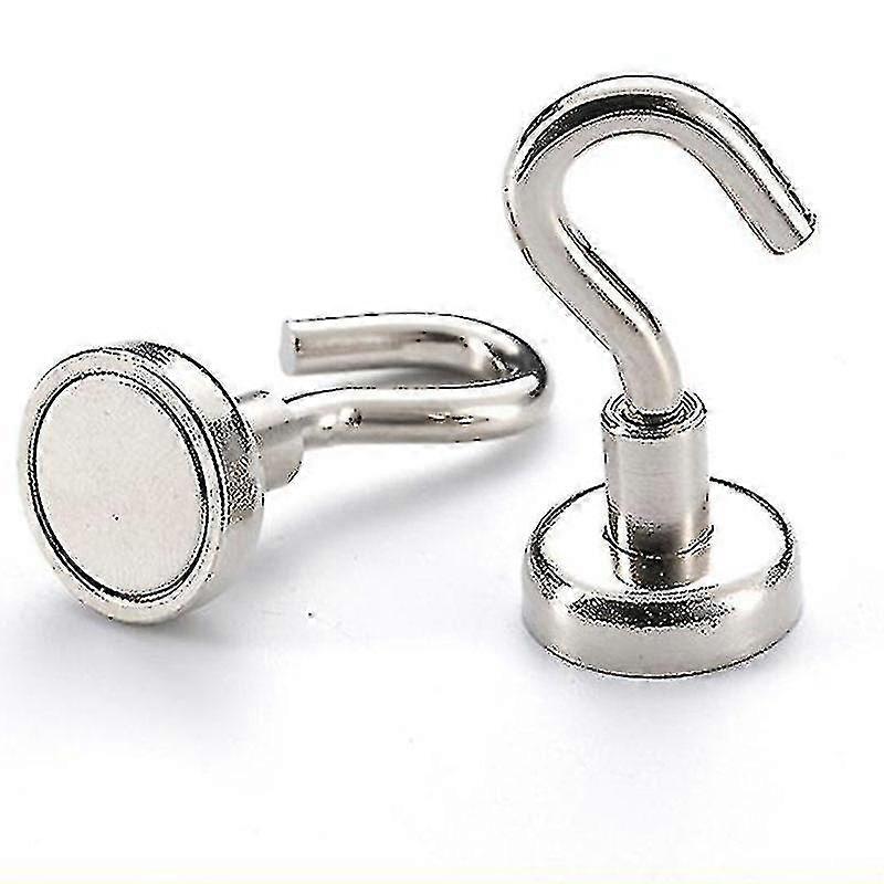 2pcs Magnetic Hooks Extra Strong Magnet With Hook For Fridge Heavy Duty Hook