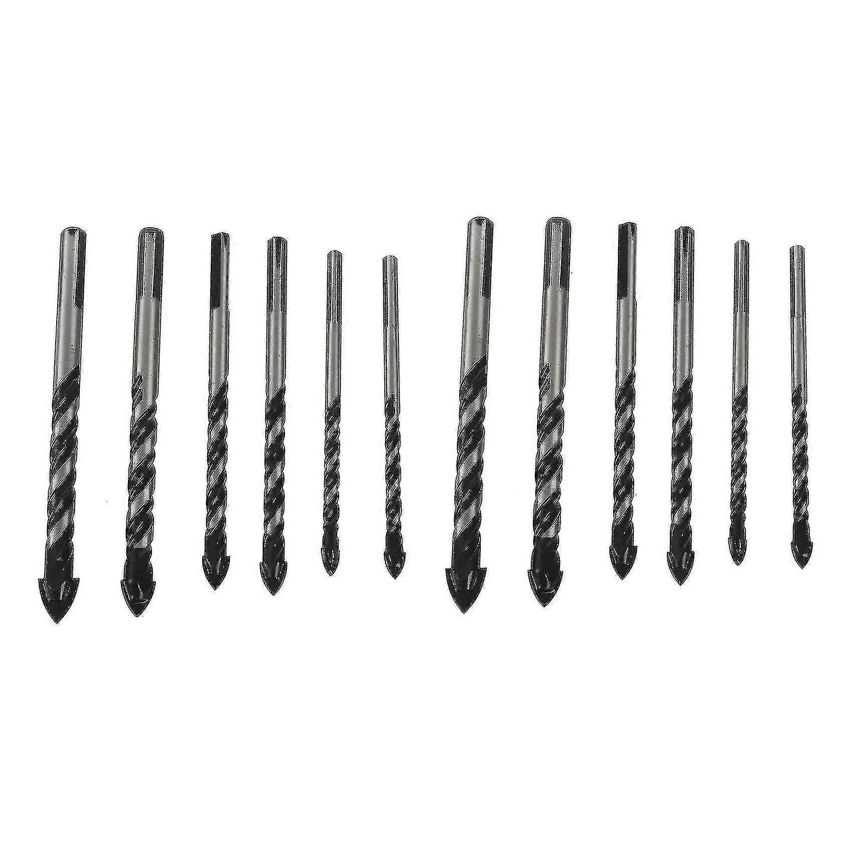 12pcs Ceramic Tile Drill Bits,masonry Drill Bits Set