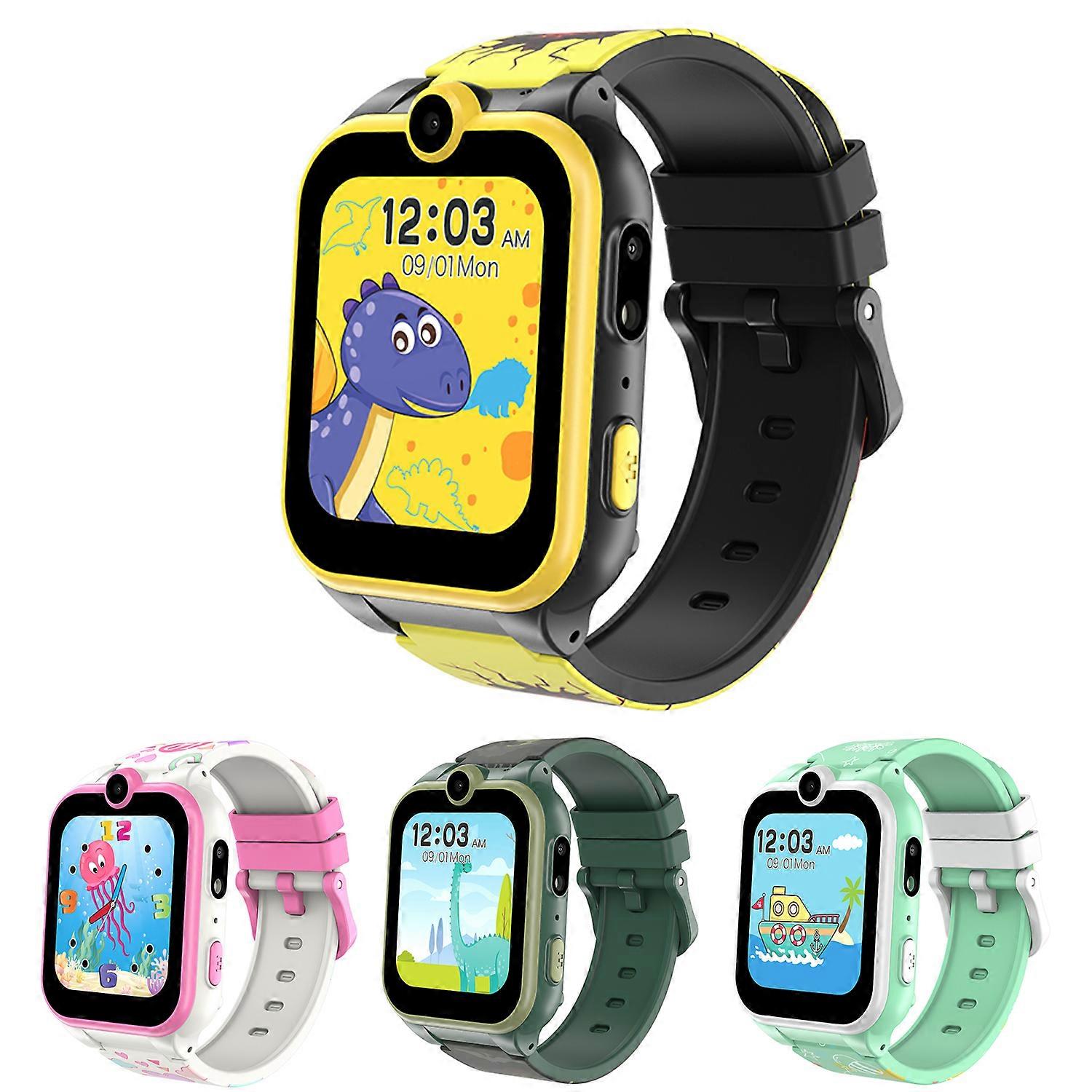 Relais Intelligente para Ni?os - Haga y Responder Llamadas, SOS Llamada de Emergencia, 2 Cmaras 18 Juegos 16 Funciones, Smartwatch Modekompatibel 
