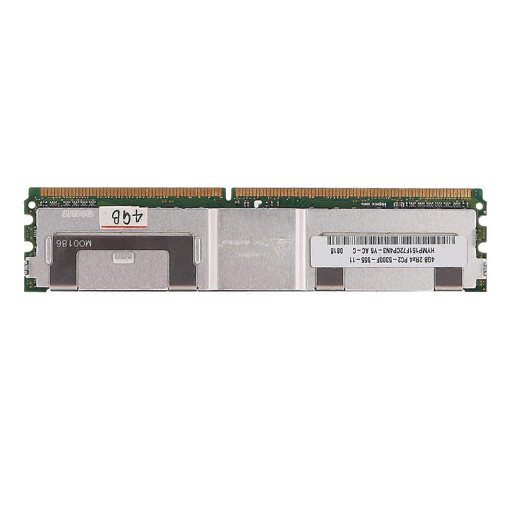Ddr2 4gb Ram Memory 667mhz Pc2 5300 240 Pins 1.8v Fb Dimm With Cooling Vest For Amd Desktop Memory