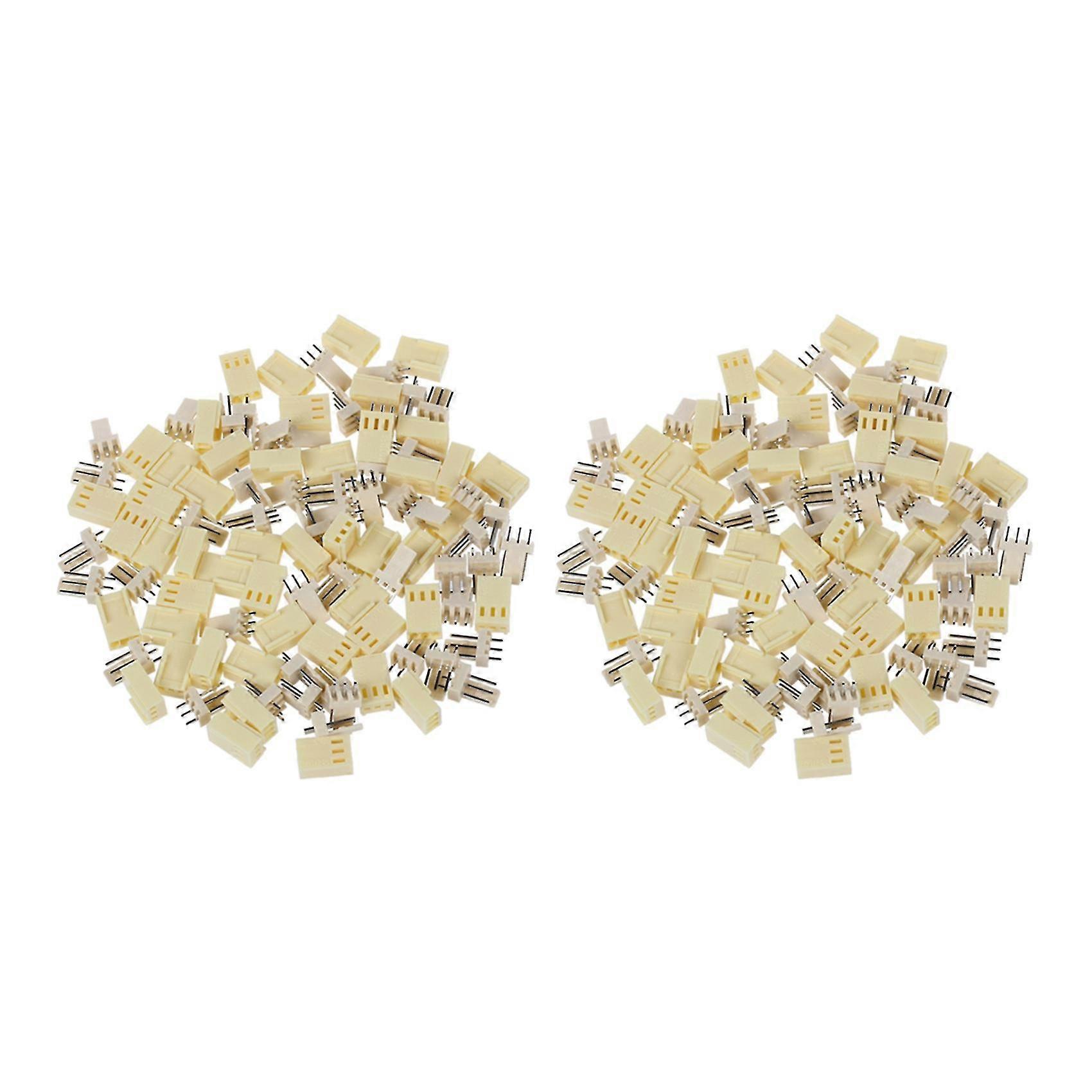 100 Pieces Kf2510-3p 2.54mm Pcb Header 3-pin Connector Crimp Terminal Housing