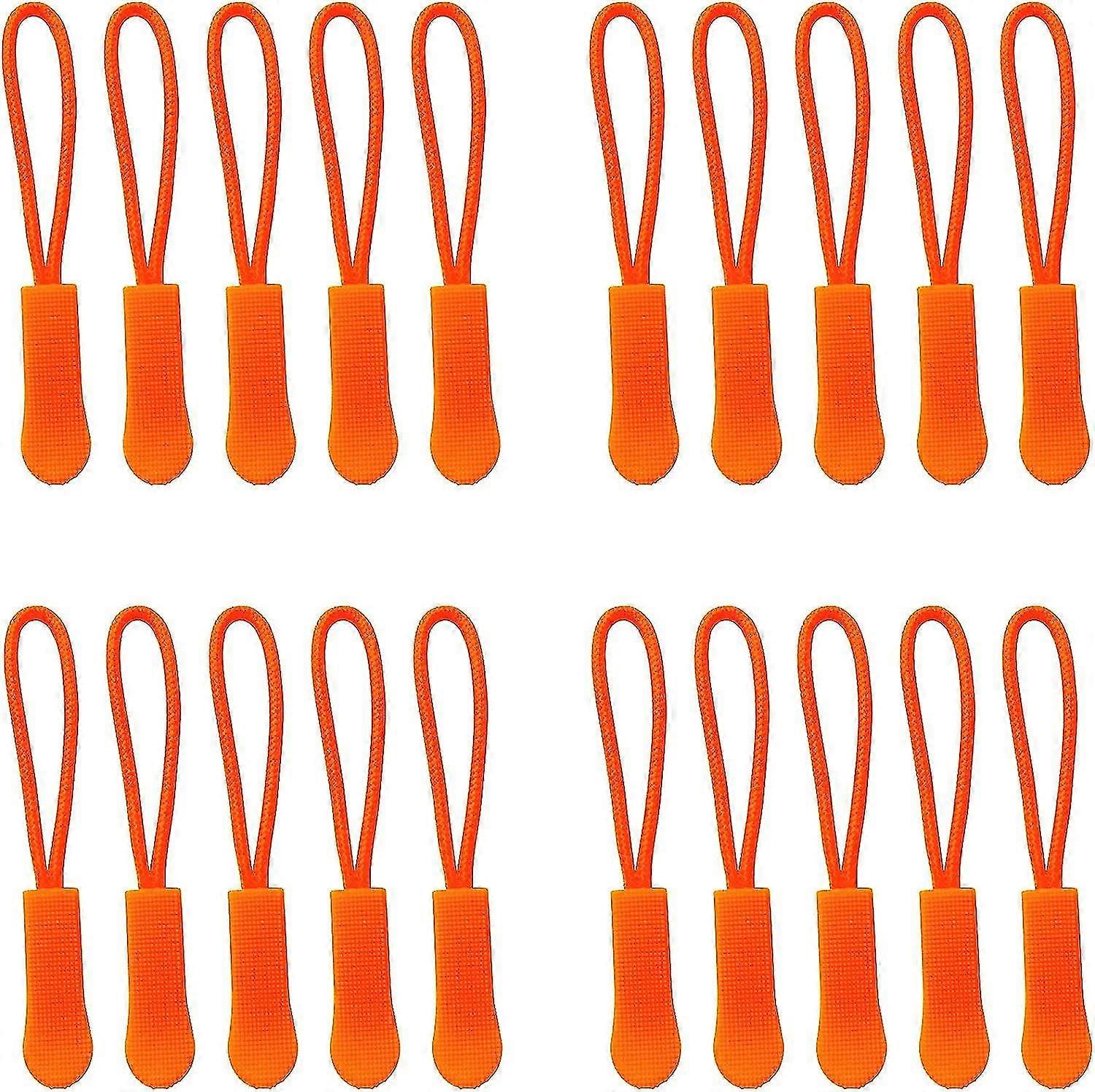 20pcs Zipper Pull - Zipper Pulls Replacement, Fluorescent Zipper Pulls, Bright Zipper Puller Helper, Zipper Pull Puller, Replacement Zipper Pulls Tab