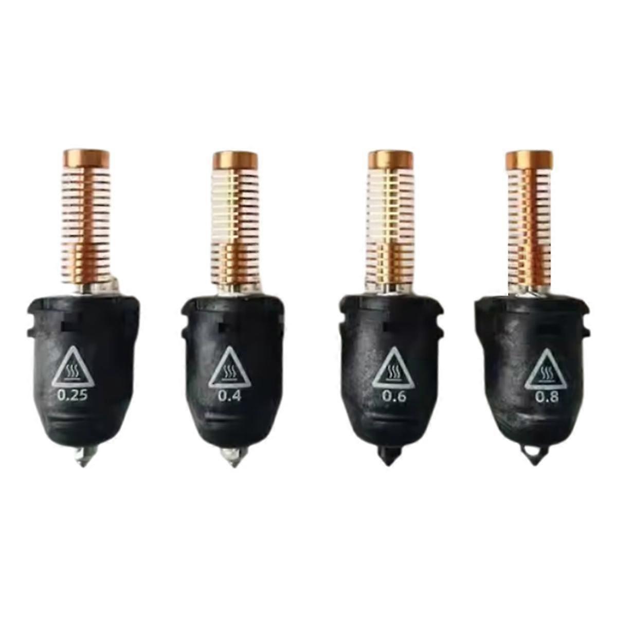 AD5M/ AD5M High Speed Nozzle Bundle,0.25mm/0.4mm/0.6mm/0.8mm Quick-Detachable Nozzle,3D Printer Acc