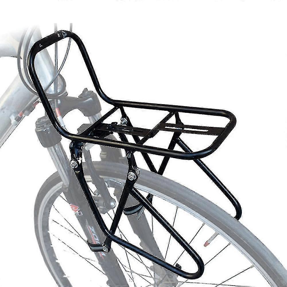Bicycle Front Rack Mtb Bike Steel Carriers Rack Pannier Rack Stand Up To 15kg/33lbs Load Capacity Cy G
