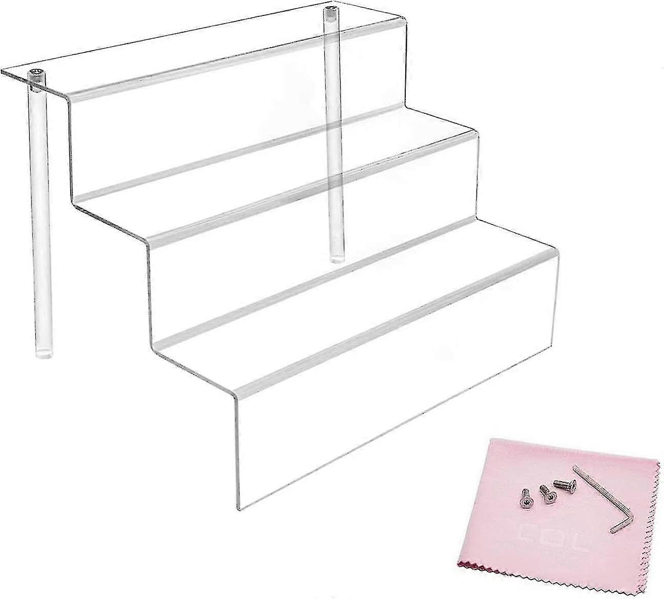 Display Stand 3 Tiered Display Shelf For Figures Perfume