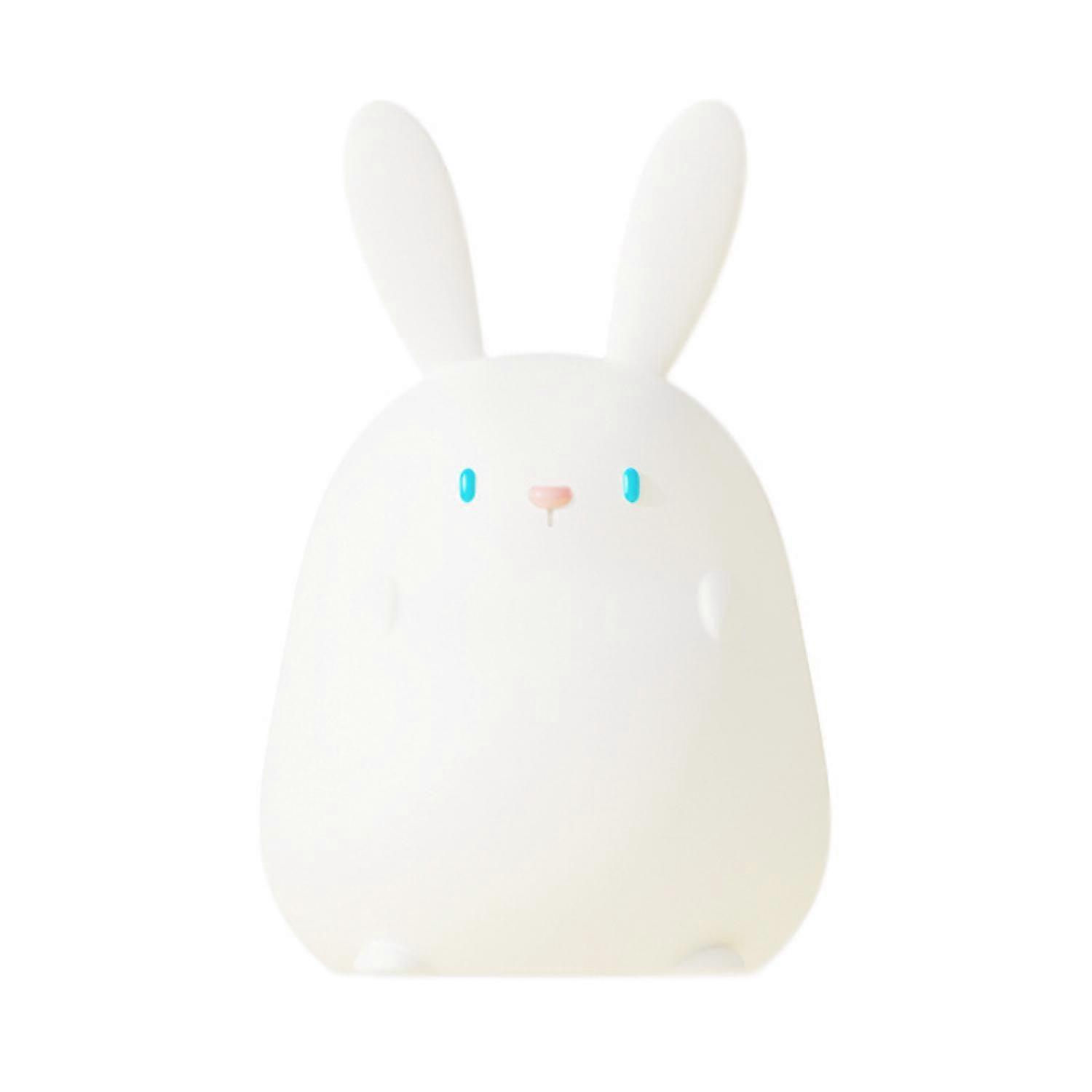 1pc Rabbit sensor night light, silicone pat light