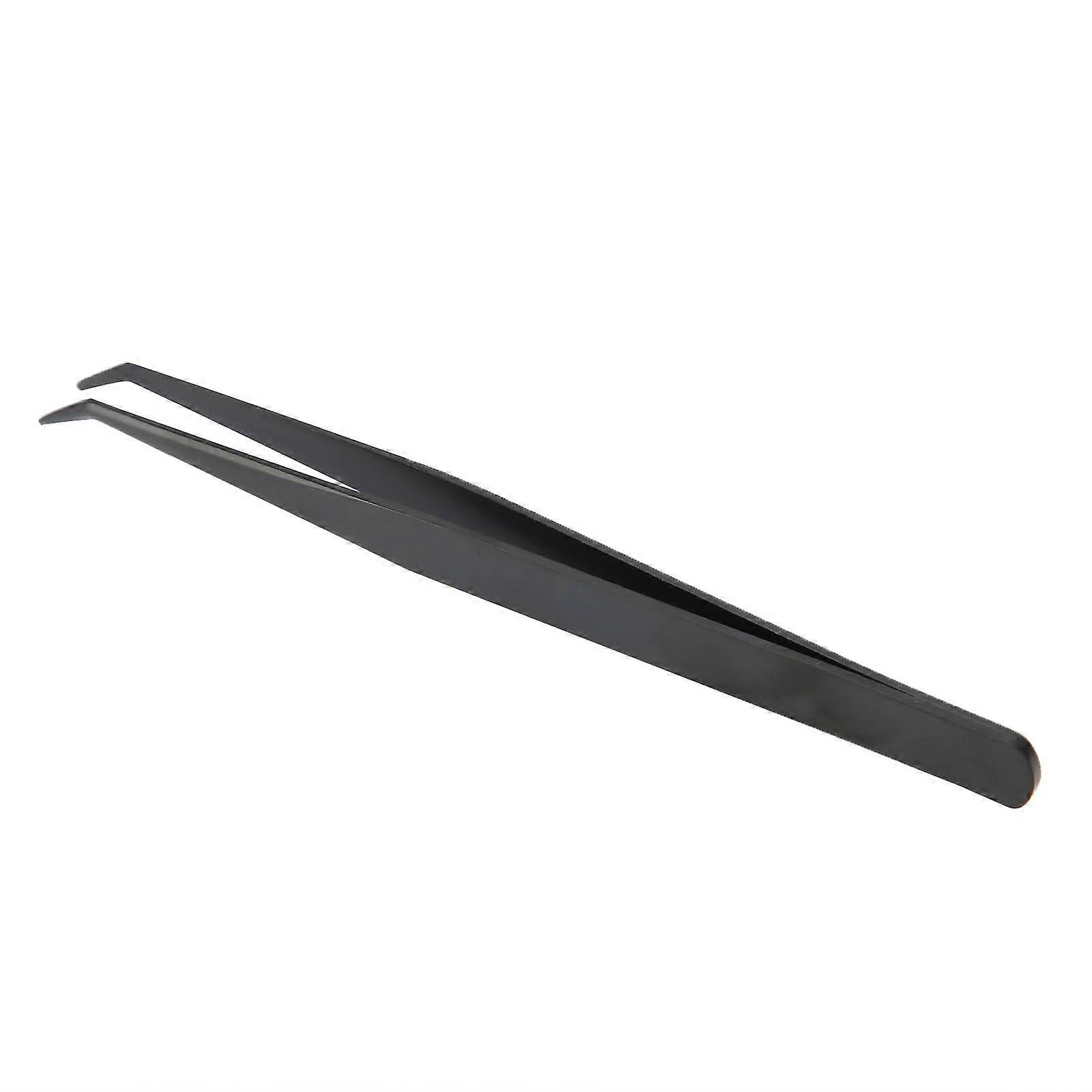 False Eyelash Applicator Professional Stainless Steel Curved Eyelashes Extension TweezerBlack