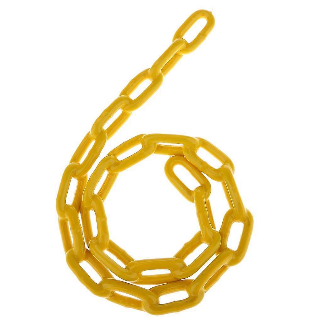 Durable Plastic Coated Iron Swing Chain 1.5 M Length Yellow