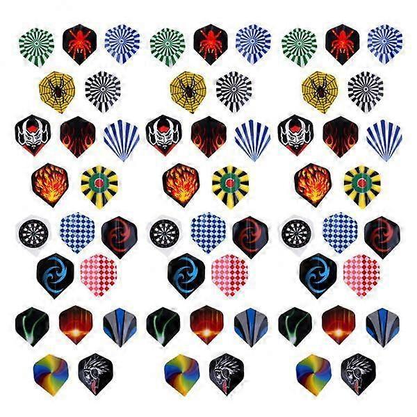 18x60 Stück Standard Dart Flights Professionelle langlebige PET Darts Flights