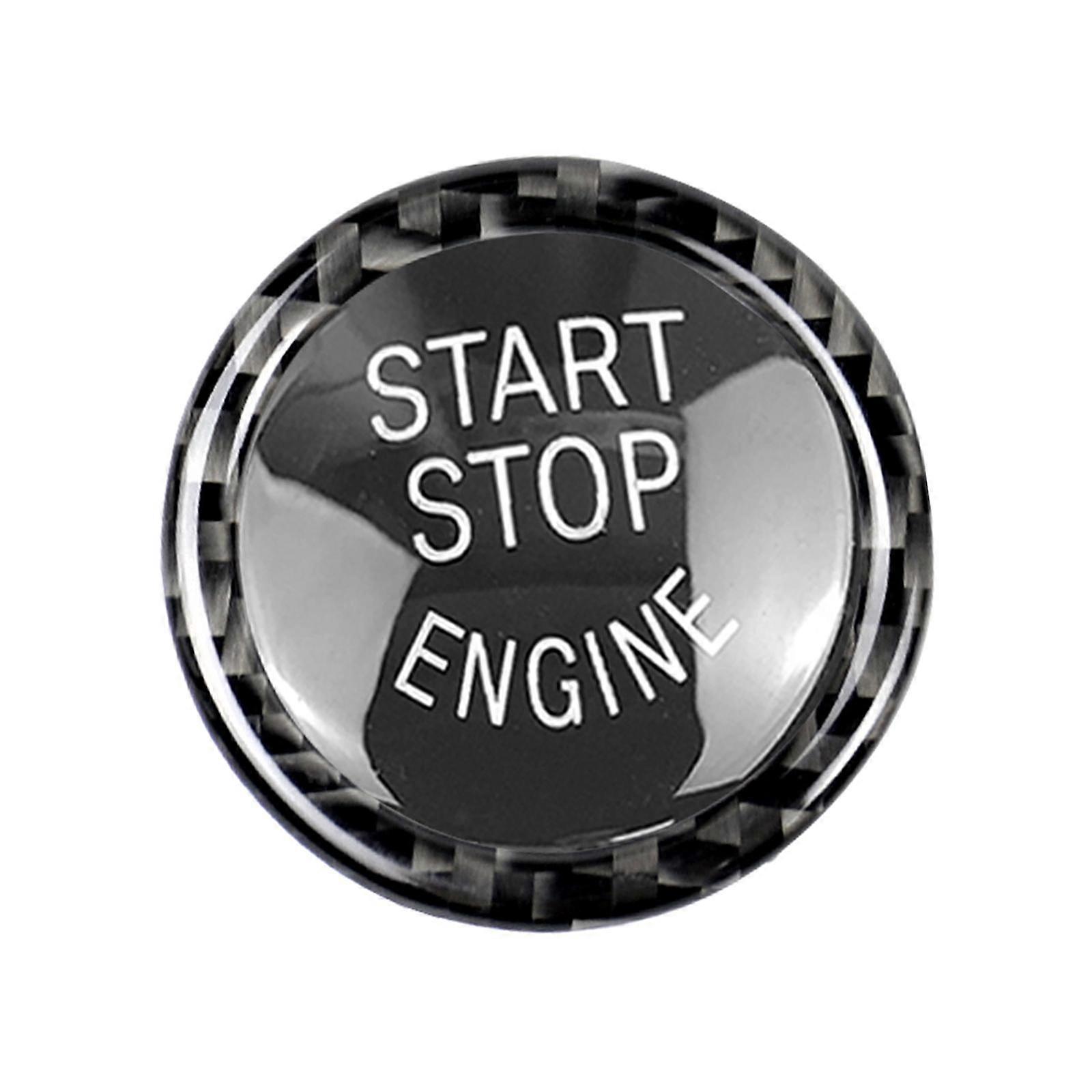 Engine Start Stop Button Cover Sticker for BMW E90 E92 E93 Car Styling Black