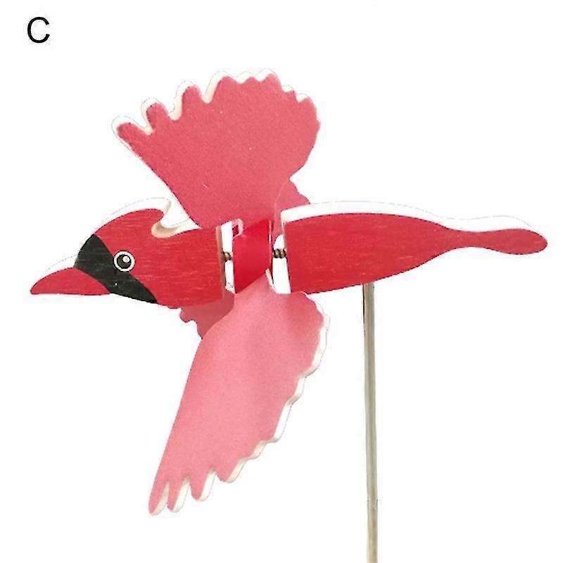 Cute Sea Gull Shape Windmill Decor Creative Vivid Resin Windmill Display For Yard