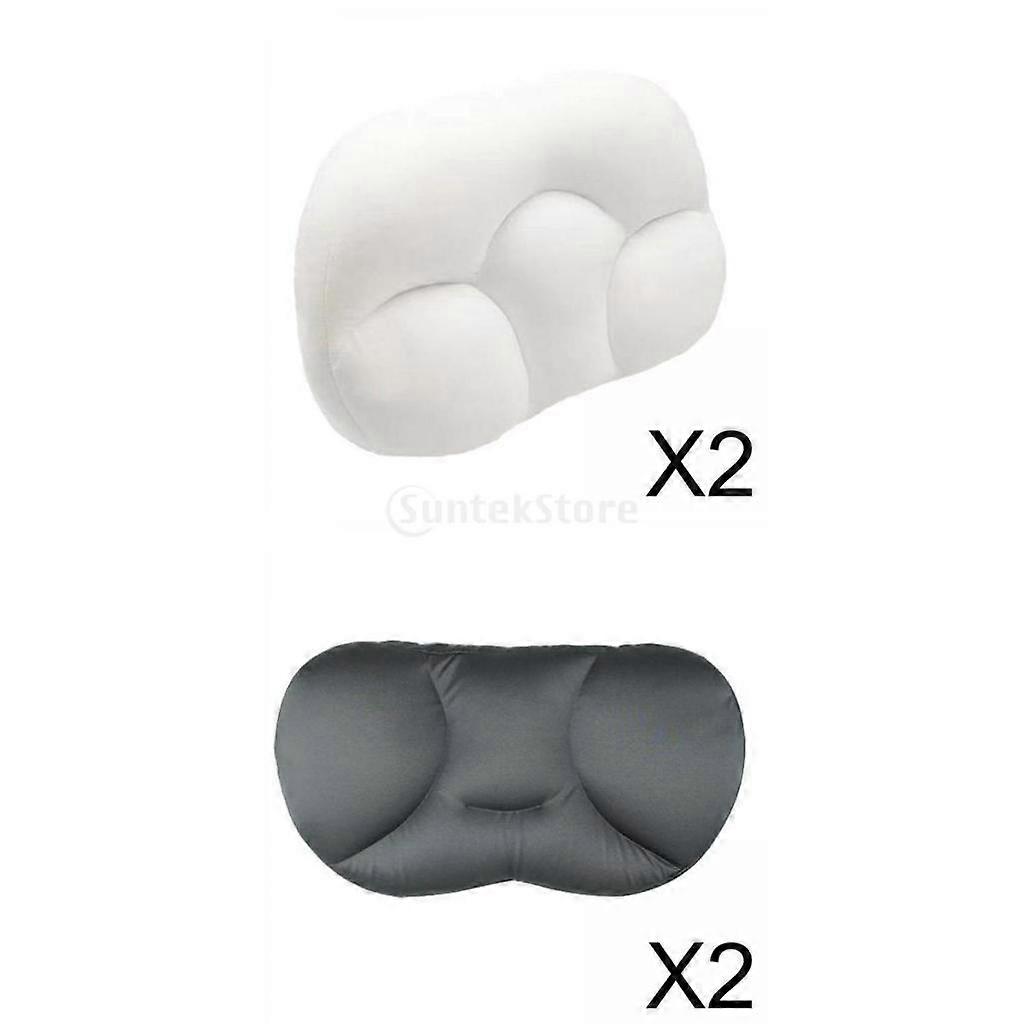 4 Pieces Bed  Sleep Backrest Memory Foam Bedding Neck Protection