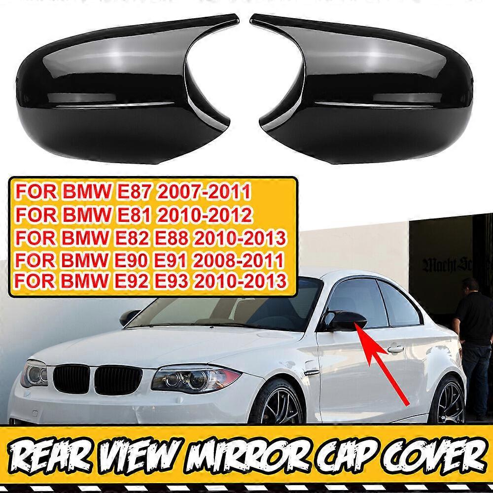 For BMW E90 E91 E92 E93 E81 LCI M-Stil Black Mirror Cover Cases