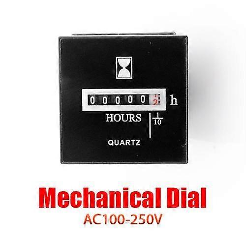Square Mechanical Hour Meter Timer for Electro Generator Engine Excavator Tractor~27619