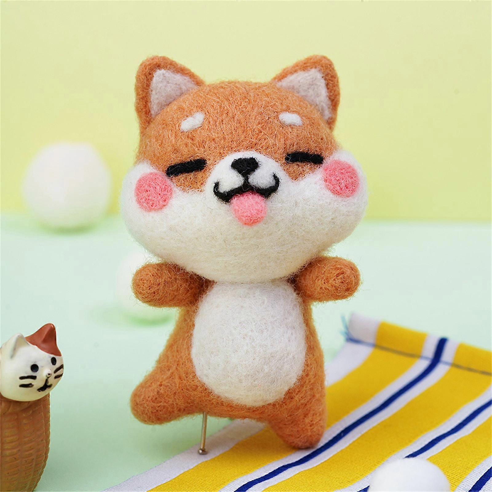 Needle Technique DIY Material Bag Plush Doll Shiba Inu Series