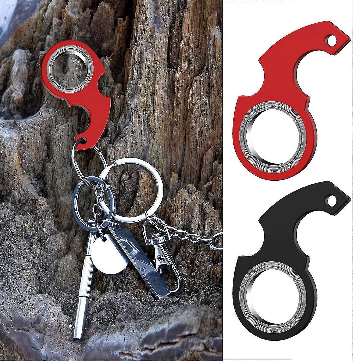 Avaimenperä Spinner Fidget Ring lelu, Metal Key Spinner, Fidget Avaimenperä Aistinvaraiset lelut miehille Naiset Ja Lapset
