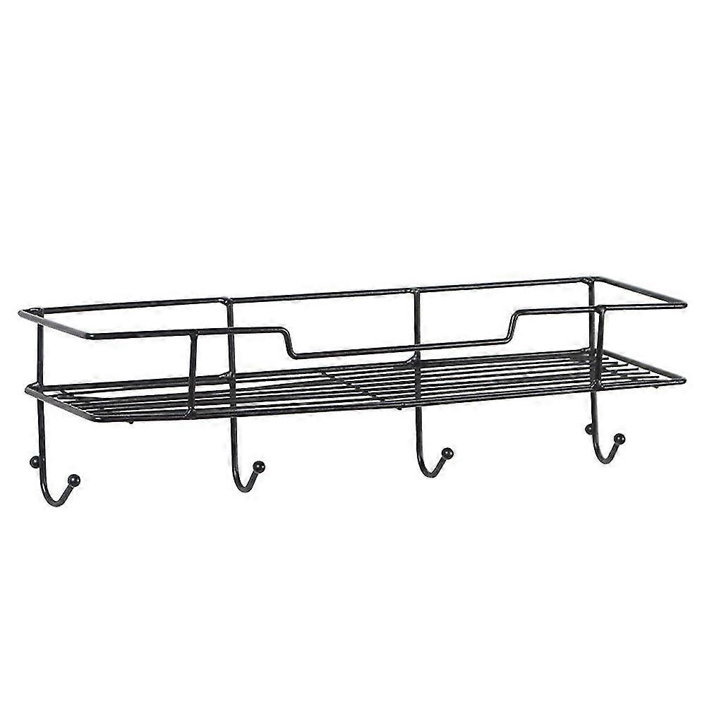 1pc Multifunctional Storage Rack Wall Hanger Storage Bracket Bathroom Wall Rack