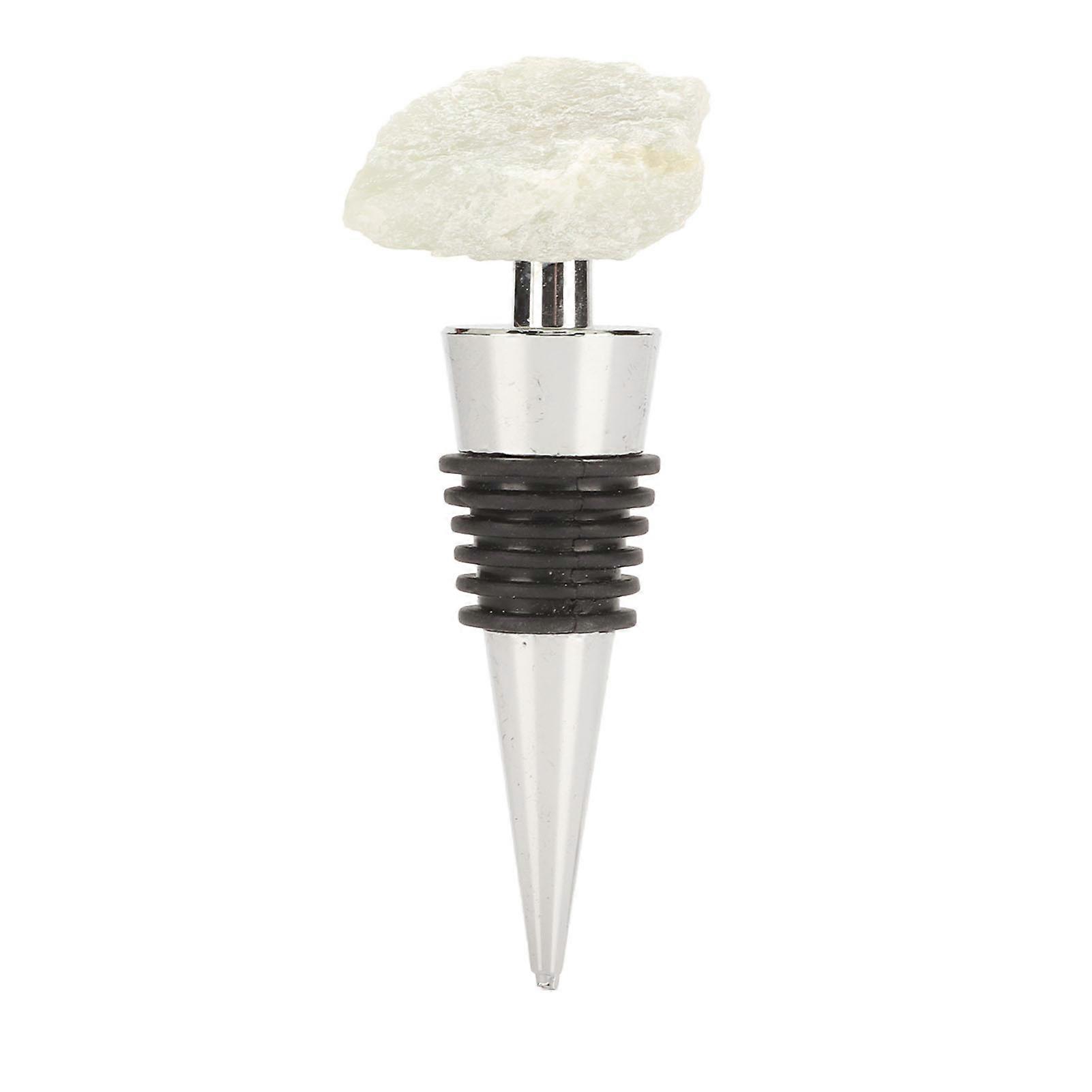 Gemstone Wine Saver Crystal Stone Decorative Practical Reusable Compact Wine Bottle Stopper For Party Home