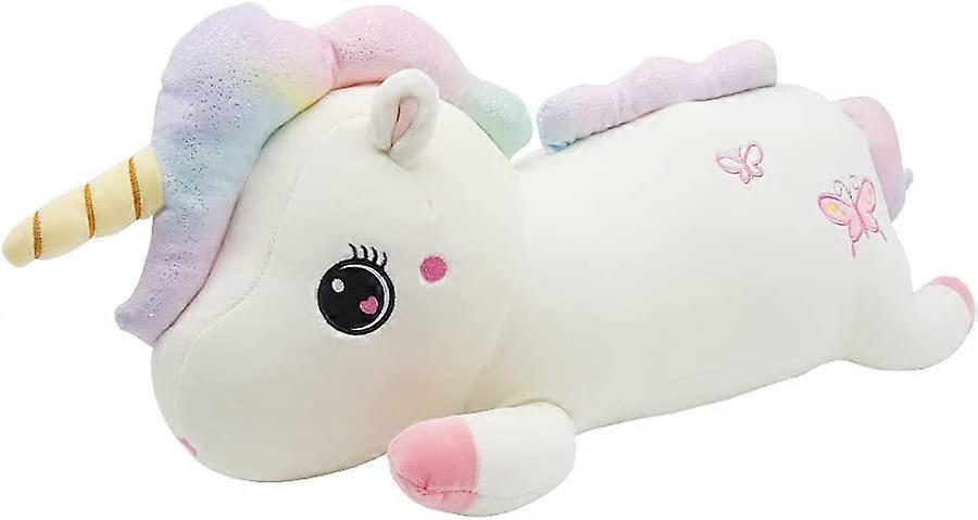 عملاق يونيكورن أفخم وسادة محشوة لعبة Kawaii أنيمي أفخم وسادة معانقة ، لينة لطيف أفخم دمية لعبة للأطفال الأولاد الفتيات عيد ميلاد عيد الحب