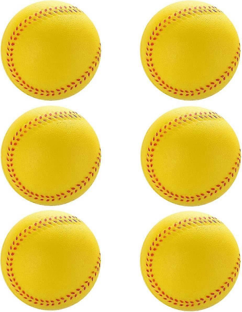 6 Pack Practica Baseballs Spuma baseball mingea de baseball pentru copii Adolescenti Softball