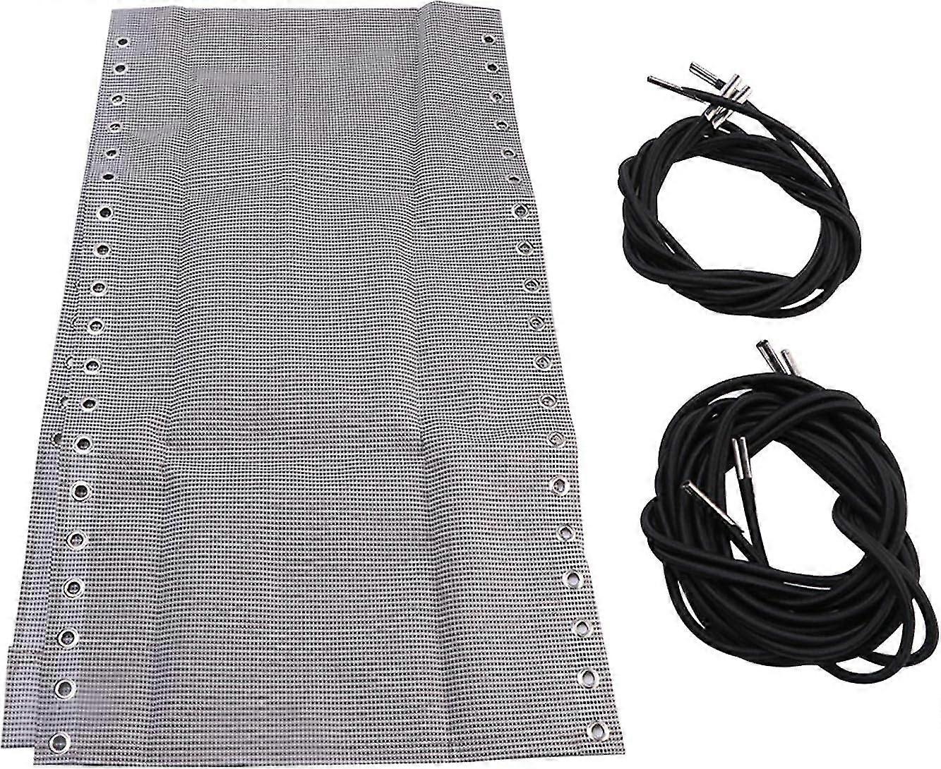 Gravity Recliner Chair Replacement Fabric - Replacement Fabric With Ropes, Black And Gray