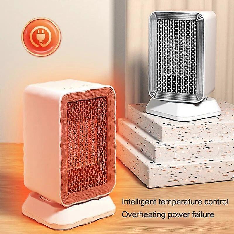 Riscaldatore elettrico Testa di scuotimento Riscaldatore di riscaldamento silenzioso Riscaldatore da tavolo per ufficio a casa Piccolo riscaldatore elettrico Spina UE