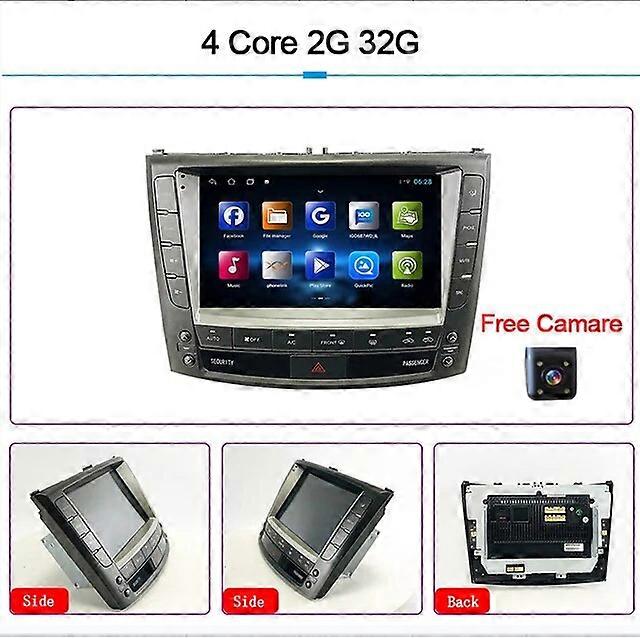 9" Android Intelligent System Apple Carplay Auto Video Player Zentraler Multimedia-Stereo-Bildschirm für LEXUS IS200 IS250 IS300 IS300C