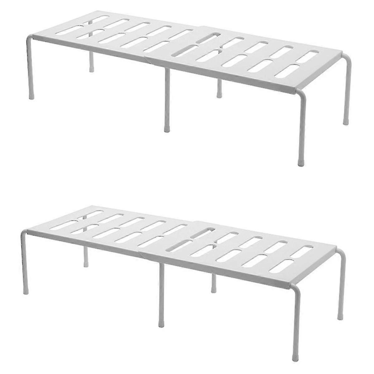 Telescopic Stackable Shelf Frame Space-saving Shelf In Kitchen Household Living Room Dormitory Storage Rack