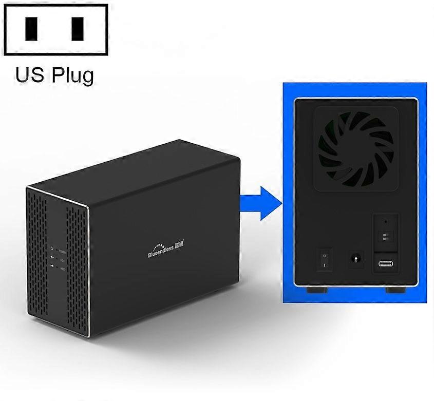 Blueendless Type-C Interface 3.5 inch HDD External Enclosure