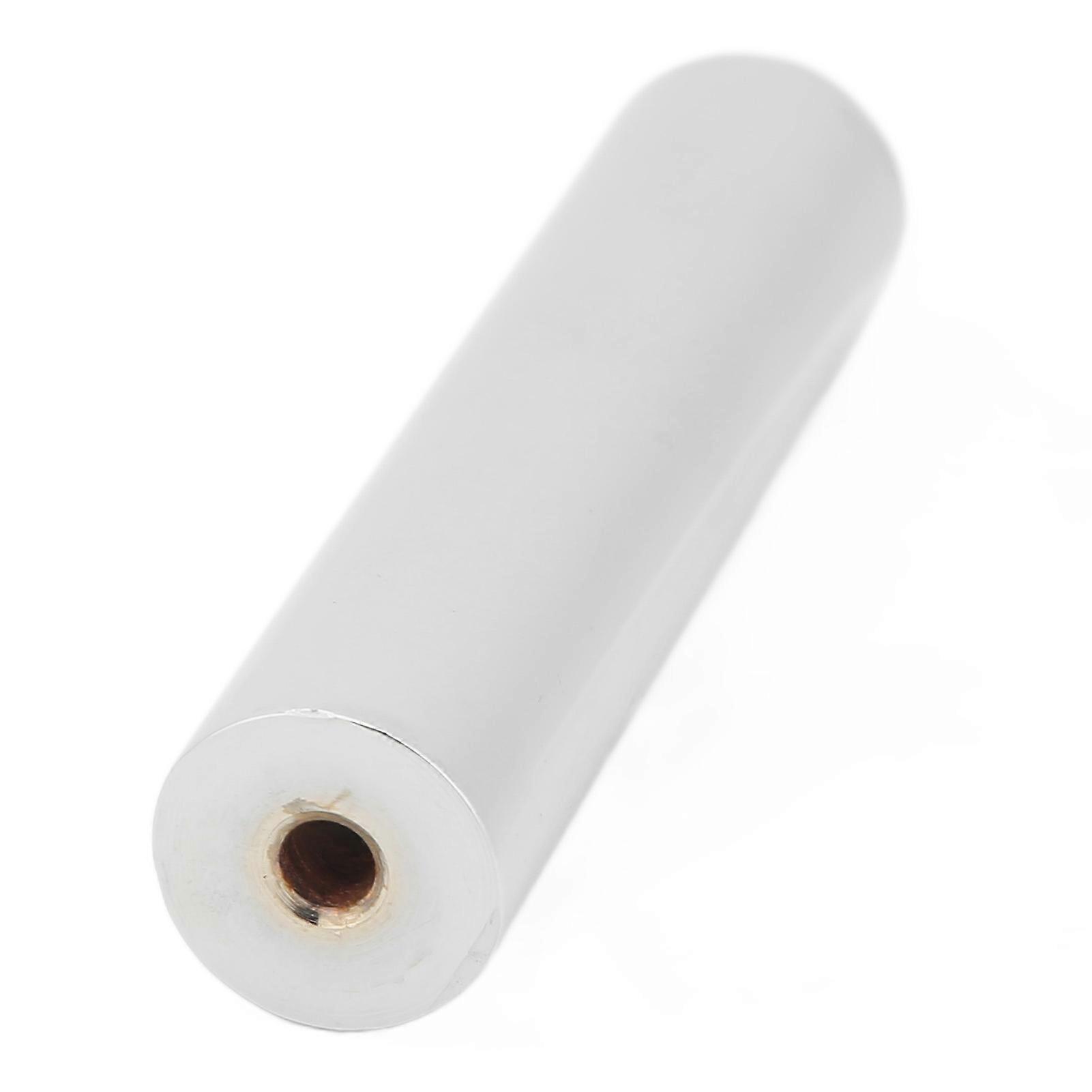 Guitar Slide Kit with Round Metal Tone Bar 4 Picks and 1 Ring Silver