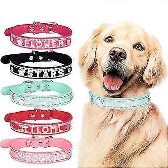 10 mm Inkrustowane diamentem 26 liter Diy Pet Collar Akcesoria z 5 różnymi kolorami obroży dla psów