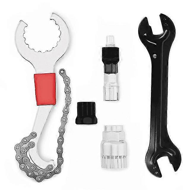 Multifunctional Bicycle Repair Tool Kit Bicycle Bottom Bracket Crank Removal Tool Wrench Cassette Free Chain Cutter