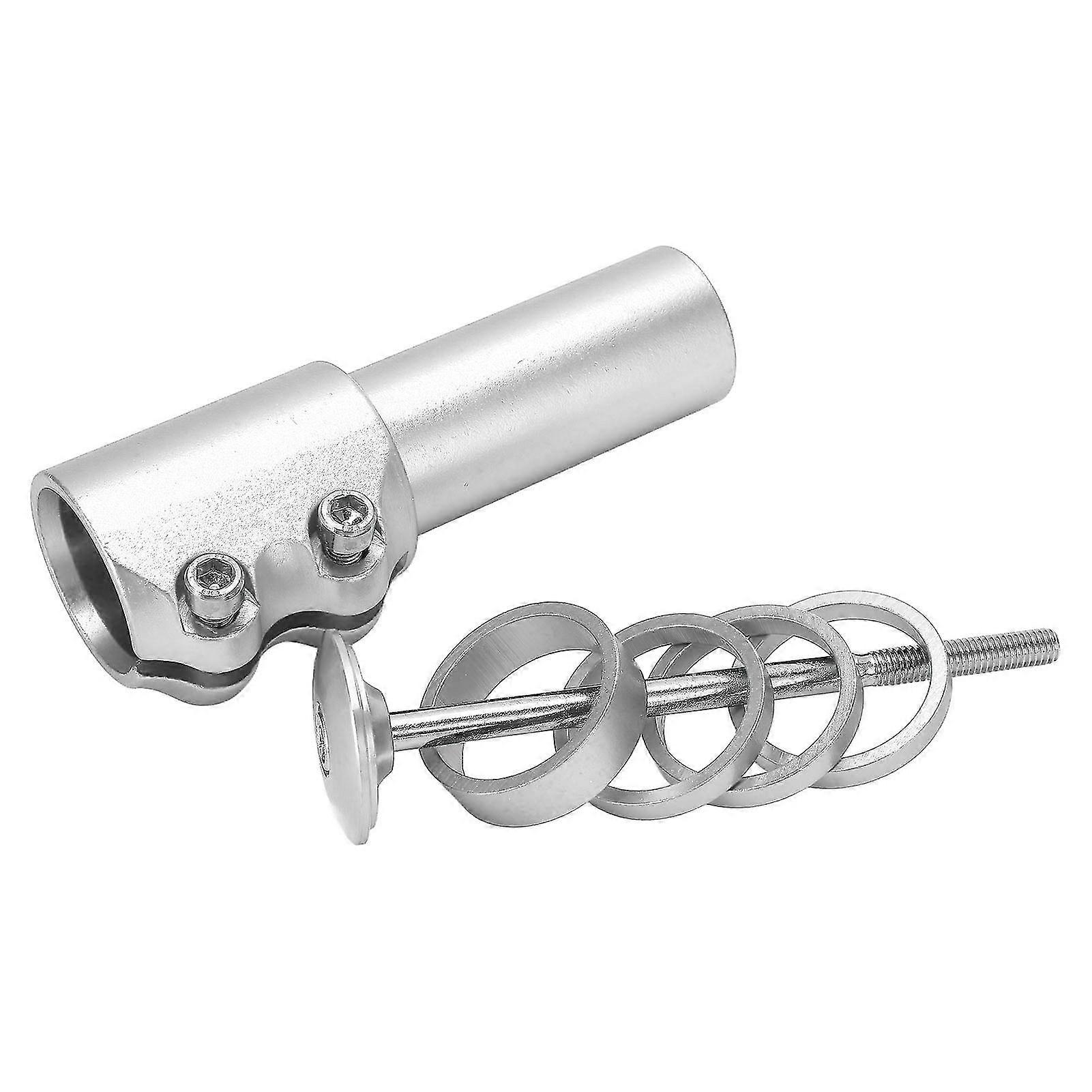 Mountain Bike Stem Riser - Aluminium Alloy Handlebar Riser Adapter for 28.6mm1.13in Fork