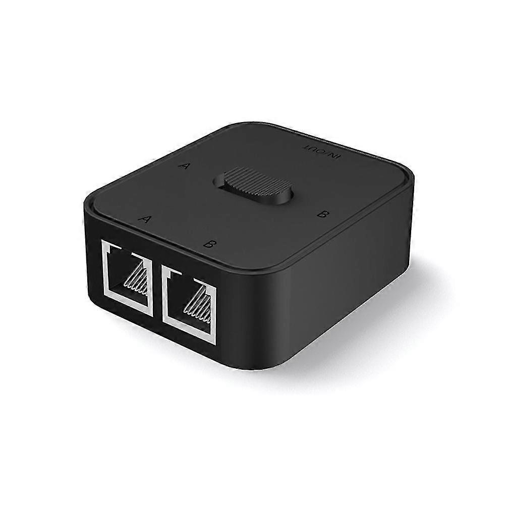 2 Port Gigabit Network Switch Rj45 Switch Network Splitter Cable Extender Selector Free 2 Way Adapt