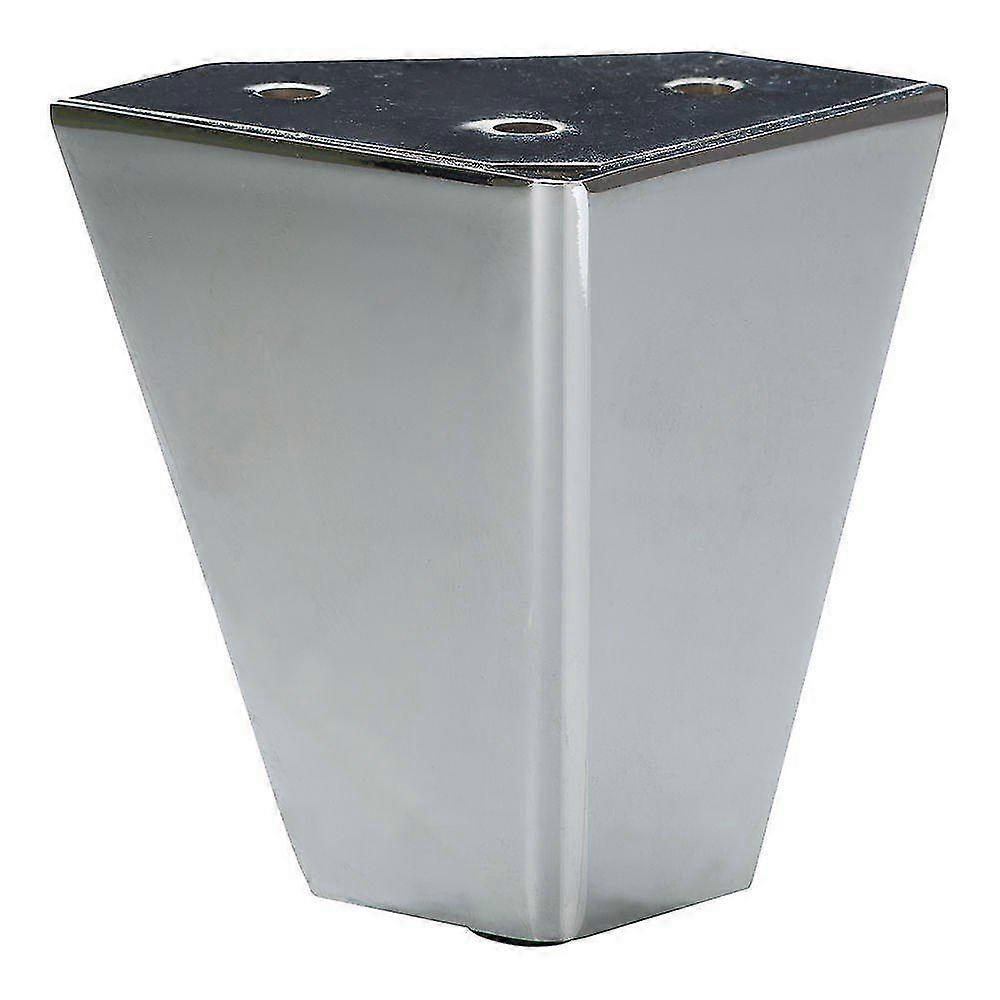 Krom design møbelben 10 cm (1 stk.)