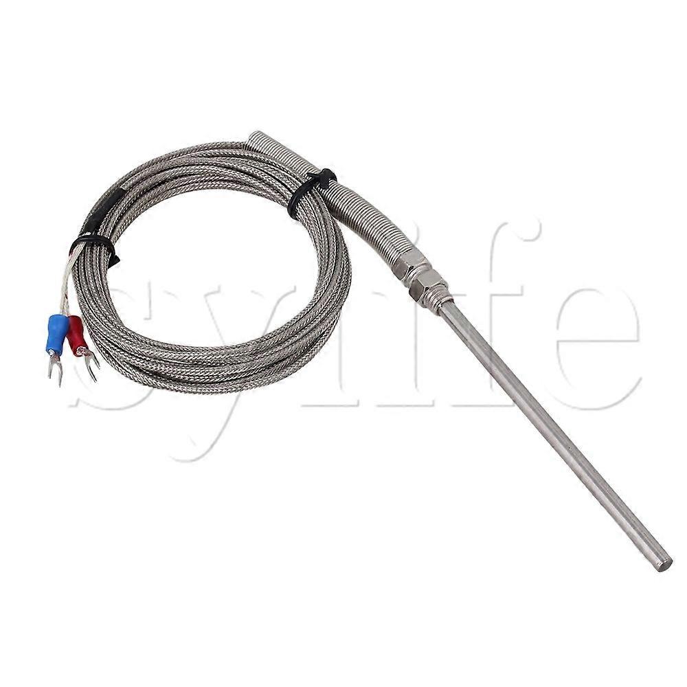 Generic 3 Meter High Temperature -100~1250 C Thermocouple K Type 100mm Probe Sensors